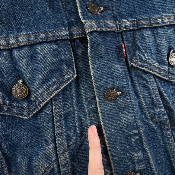 VTG LEVIS Trucker Jacket 70506-0216 Denim Type 3 USA Blue FACT. 527 Size 34 - Picture 14 of 16